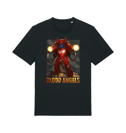Black Printed T-shirt Front