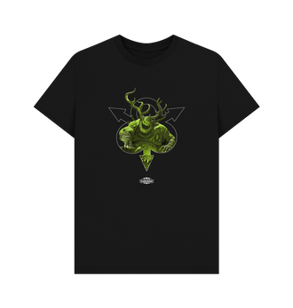 Black Total War: WARHAMMER III - Nurgle - Ku'gath Plaguefather Monochrome T Shirt