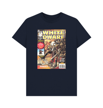 Navy Blue White Dwarf Issue 212 T Shirt