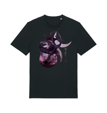 Black Printed T-shirt Front