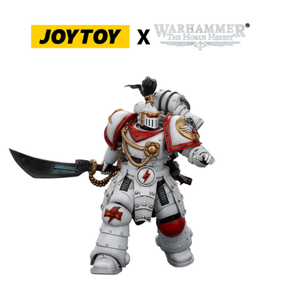 JoyToy Warhammer The Horus Heresy Action Figure - White Scars, Legion Praetor (1/18 Scale) Preorder