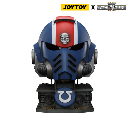 JoyToy Warhammer 40,000: Space Marine 2 Lieutenant Titus’ Mk X Helmet With Stand (1:1 Scale)