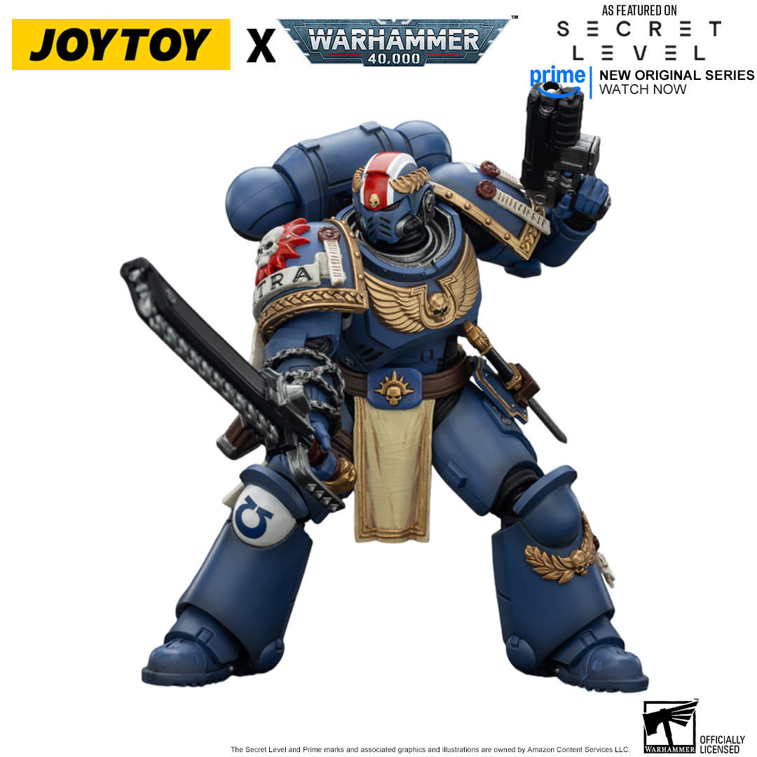 JoyToy Warhammer 40,000 Action Figure - Titus with Laurels of Victory (1/18 Scale) Preorder