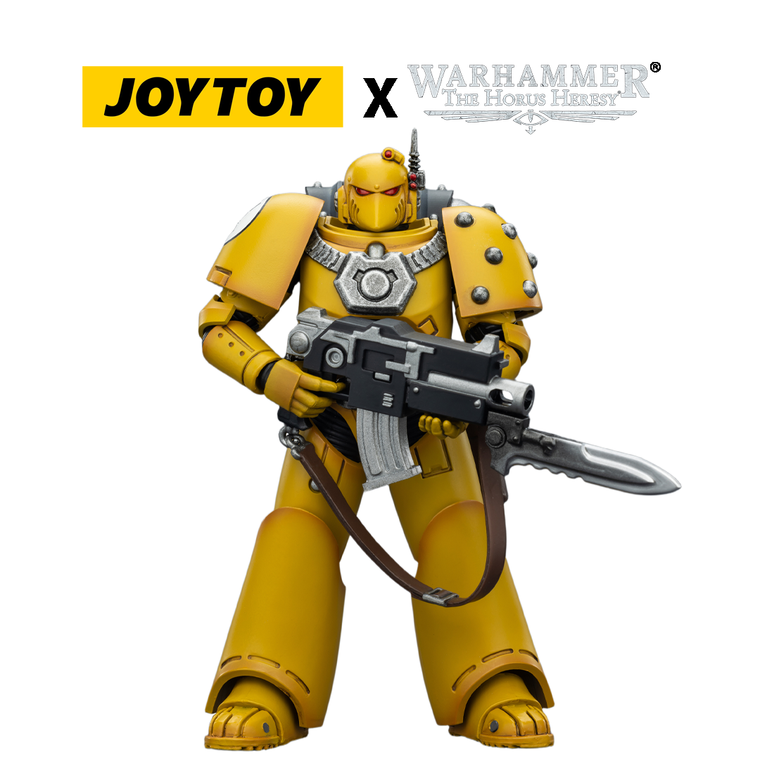 JoyToy Warhammer The Horus Heresy Action Figure - Imperial Fists, MKVI Legionary (1/18 Scale)