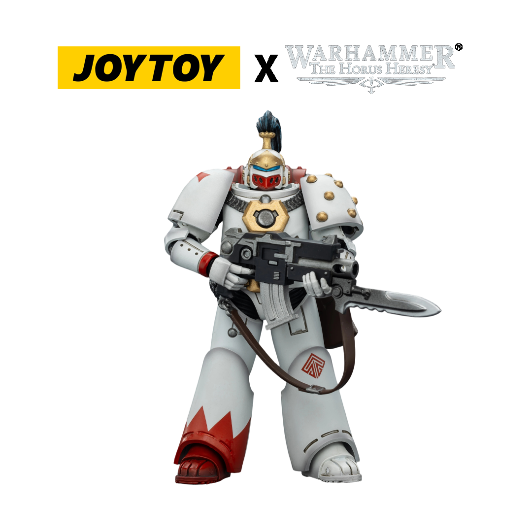 JoyToy Warhammer The Horus Heresy Action Figure - White Scars, MKVI Tactical Legionary (1/18 Scale)