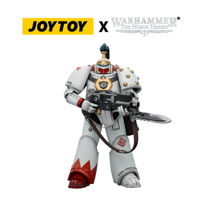 JoyToy Warhammer The Horus Heresy Action Figure - White Scars, MKVI Tactical Legionary (1/18 Scale)