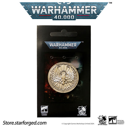 Starforged Warhammer 40,000 Imperium of Man Terra Planetary Commemorative Coin