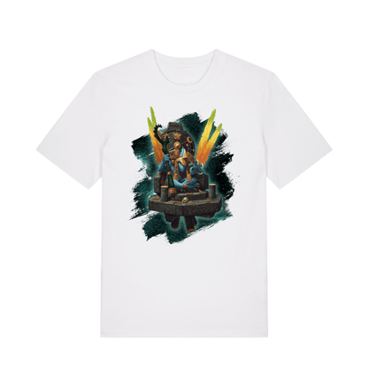 White Printed T-shirt Front