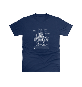 Navy Ultramarines Invictor Warsuit T Shirt