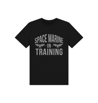 Black Space Marine In Training Kids T Shirt