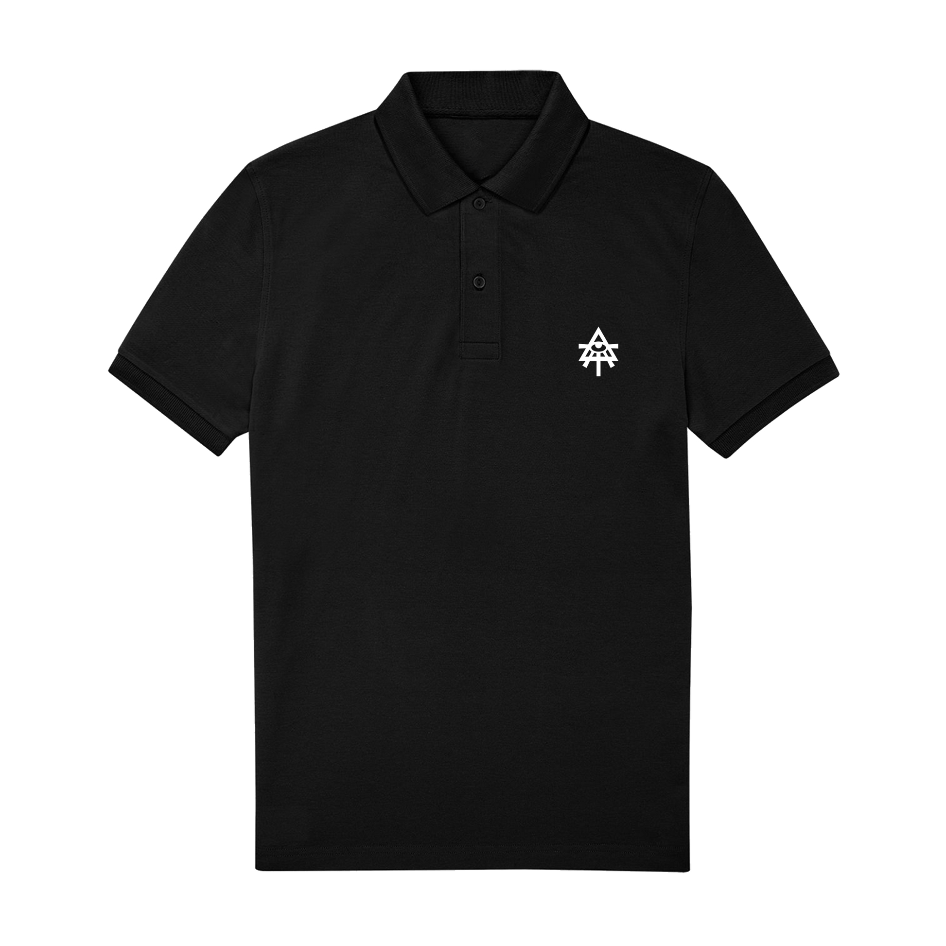 Black Polo Shirt Front