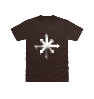 Dark Chocolate Chaos Graffiti Insignia T Shirt