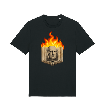 Black Printed T-shirt Front