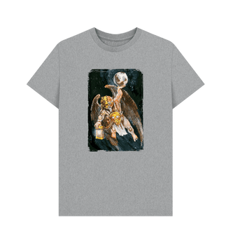 Athletic Grey GRIMDARK - Cherub Illuminator T Shirt