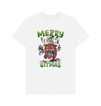 White Premium Grotmas Gitz - Merry Gitmas T Shirt