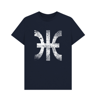 Navy Blue Harlequins Battleworn Insignia T Shirt