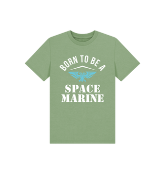 Sage Born To Be A Space Marine Kids T Shirt