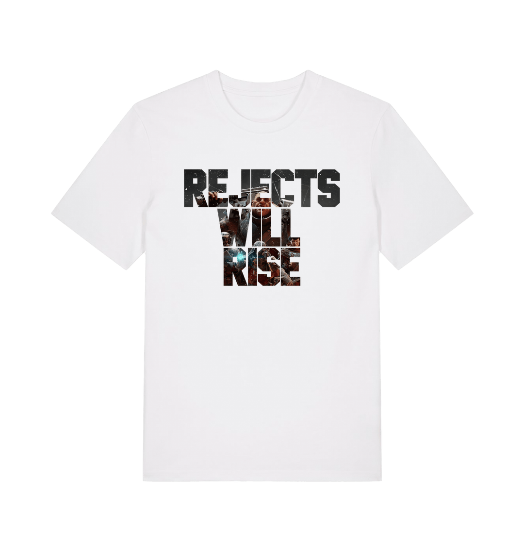 White Printed T-shirt Front