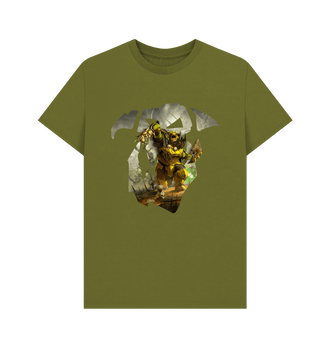 Moss Green Premium Orruk Warclans Ironjawz Brute T Shirt