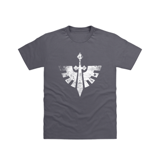 Charcoal Dark Angels Battleworn Insignia T Shirt