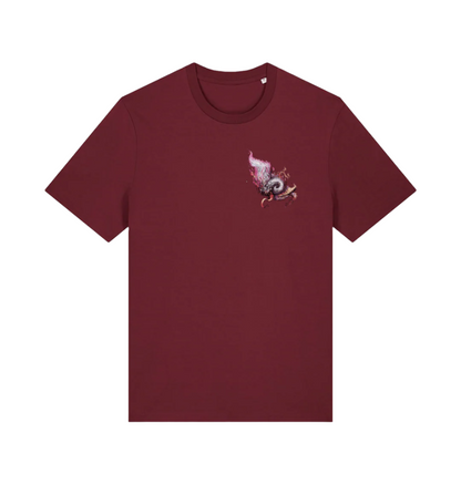 Burgundy Printed T-shirt