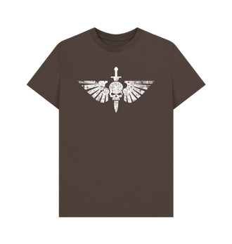 Chocolate Space Marines Battleworn Insignia T Shirt