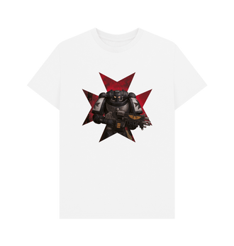 White Primaris Black Templar White T Shirt