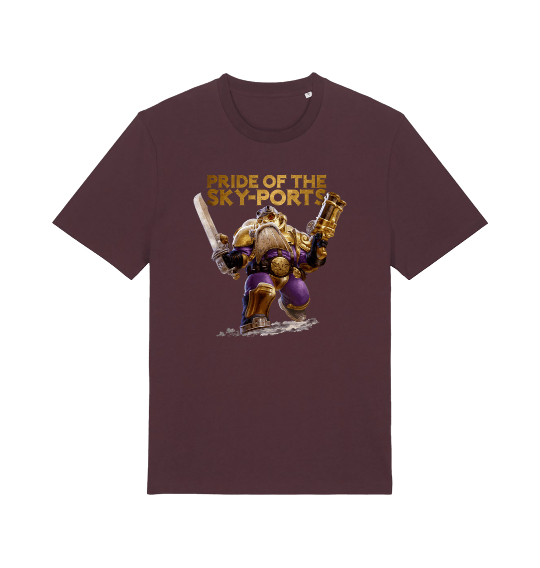 Red Brown Printed T-shirt