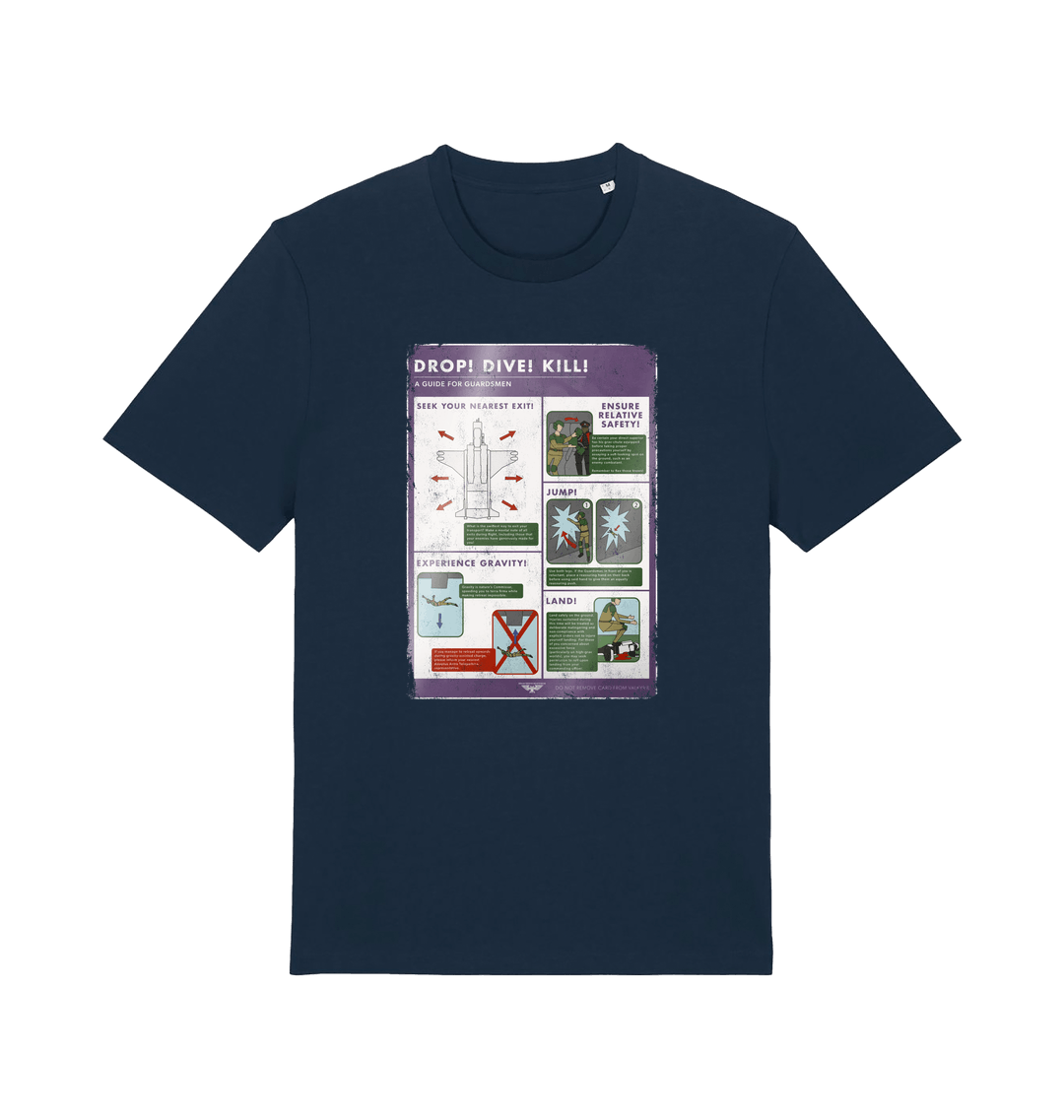 French Navy Printed T-shirt