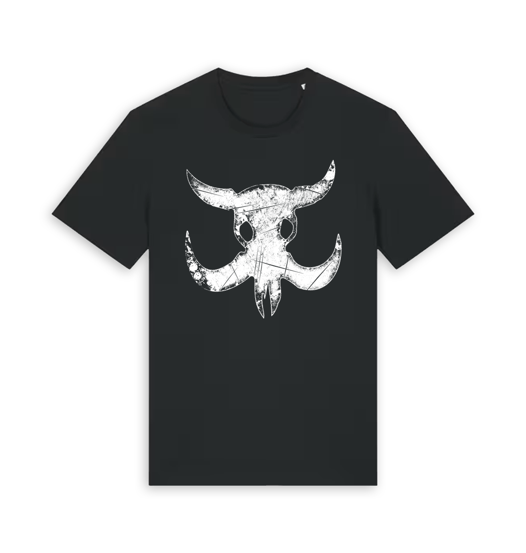 Black Printed T-shirt Front
