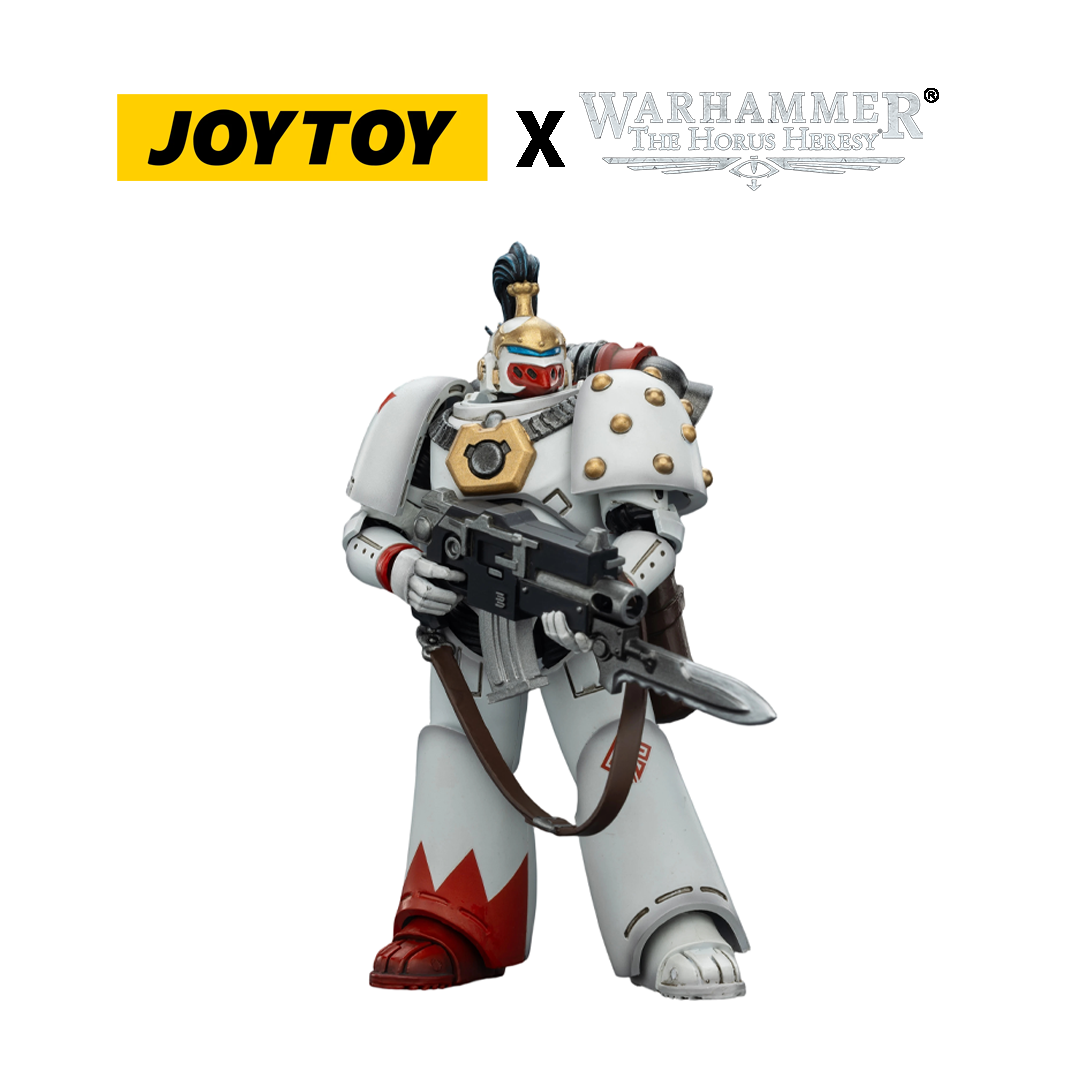 JoyToy Warhammer The Horus Heresy Action Figure - White Scars, MKVI Tactical Legionary (1/18 Scale)