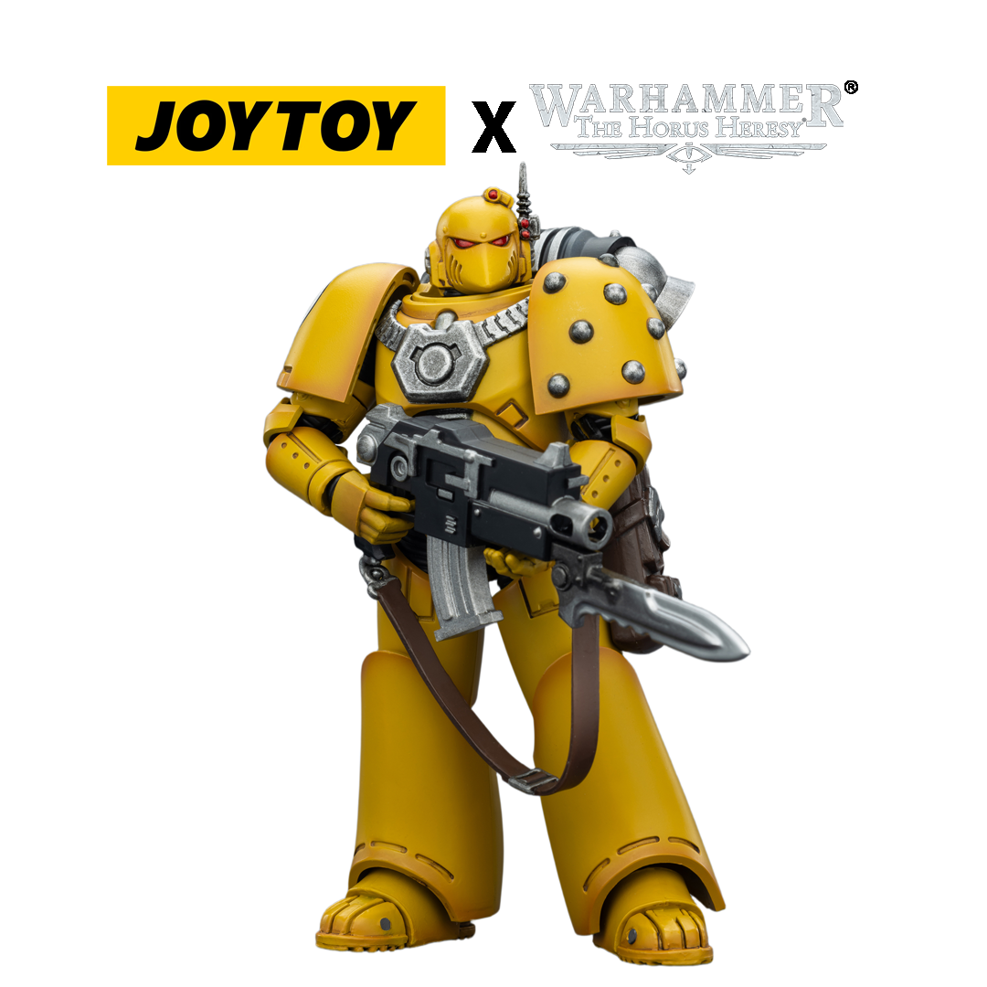 JoyToy Warhammer The Horus Heresy Action Figure - Imperial Fists, MKVI Legionary (1/18 Scale)