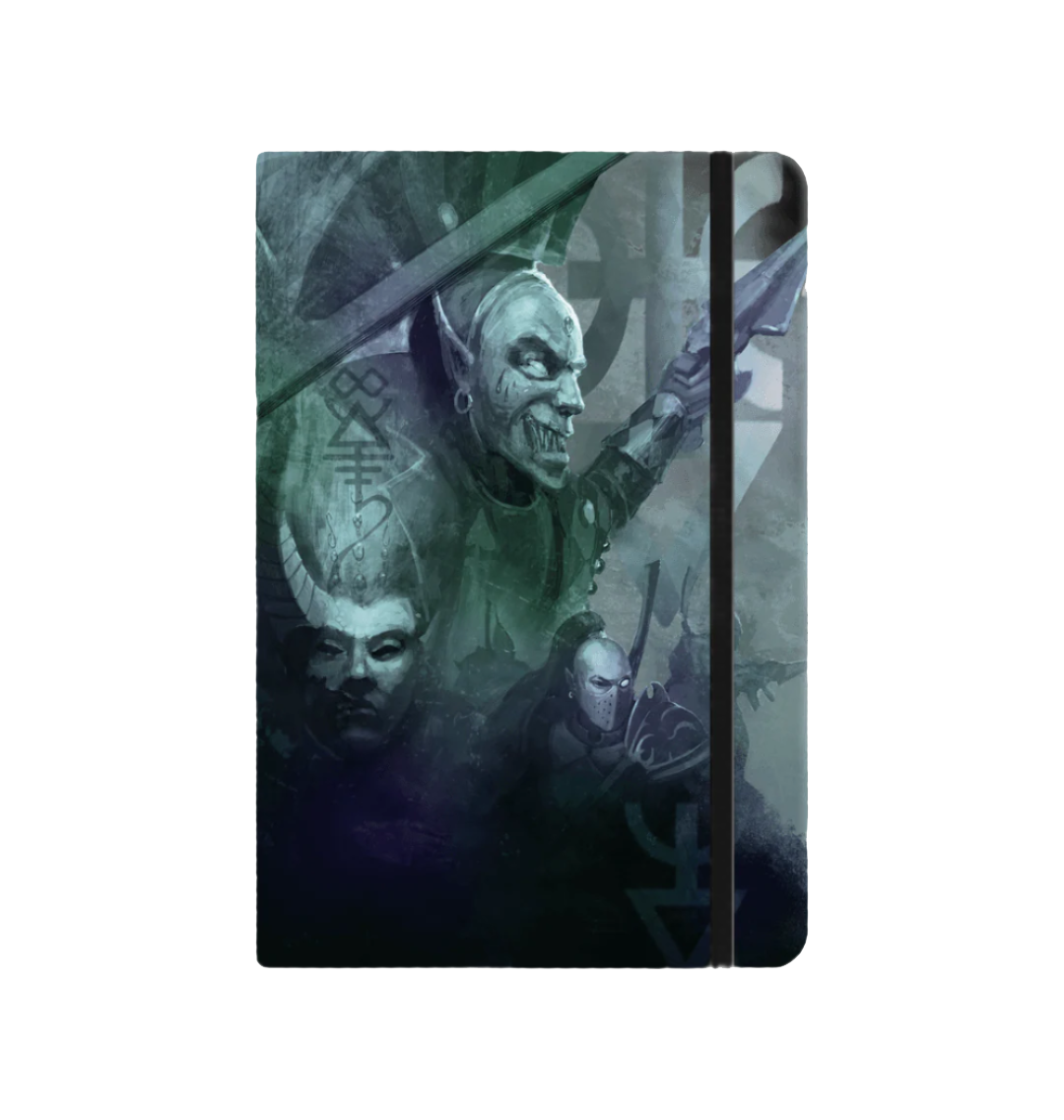 Black Aeldari Harlequins Notebook