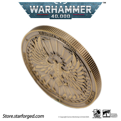 Starforged Warhammer 40,000 Imperium of Man Terra Planetary Commemorative Coin