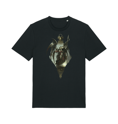Black Printed T-shirt Front