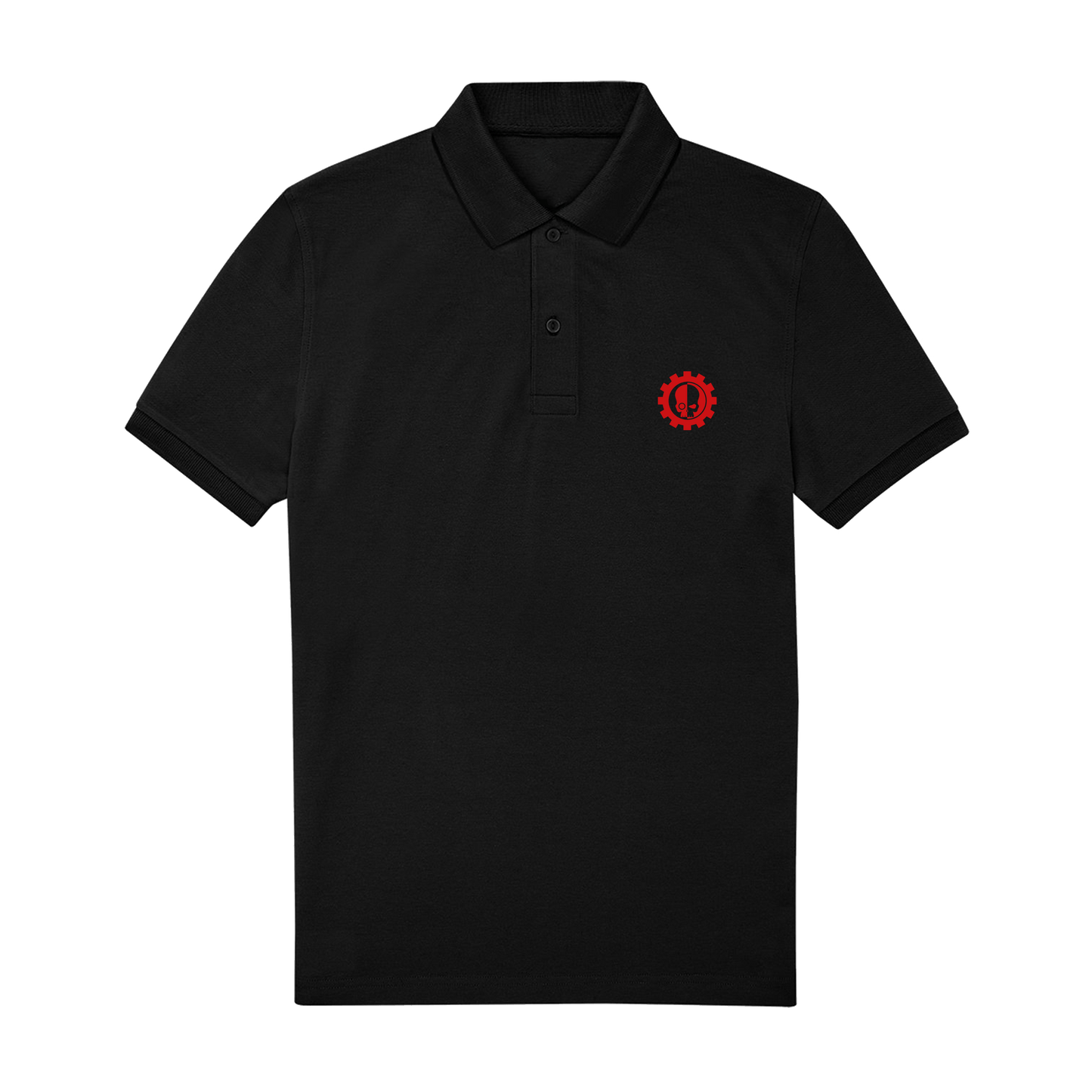Black Polo Shirt Front