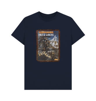 Navy Blue Warhammer Fantasy Battle 6th Edition - Orcs and Goblins T Shirt