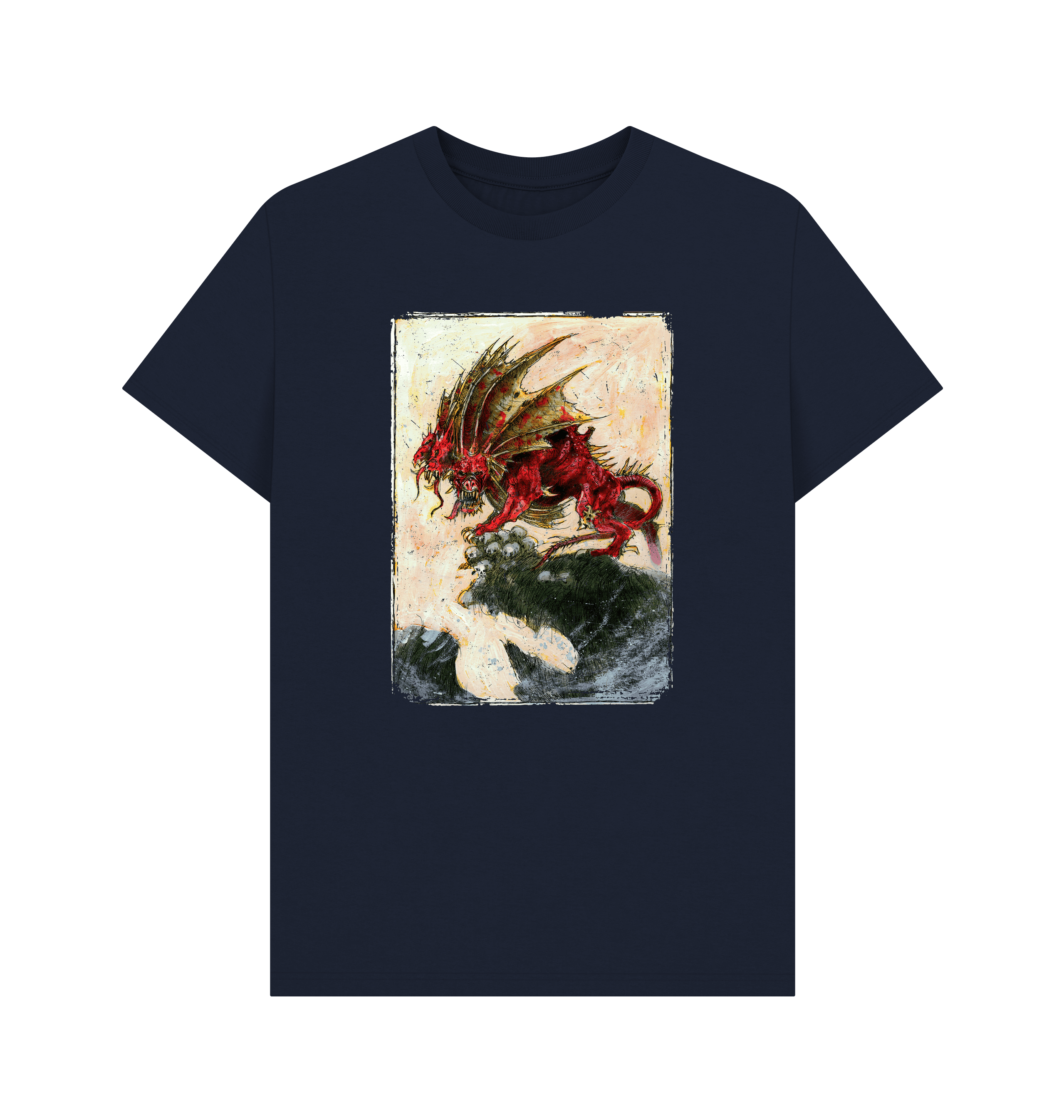 Navy Blue GRIMDARK - Karanak T Shirt