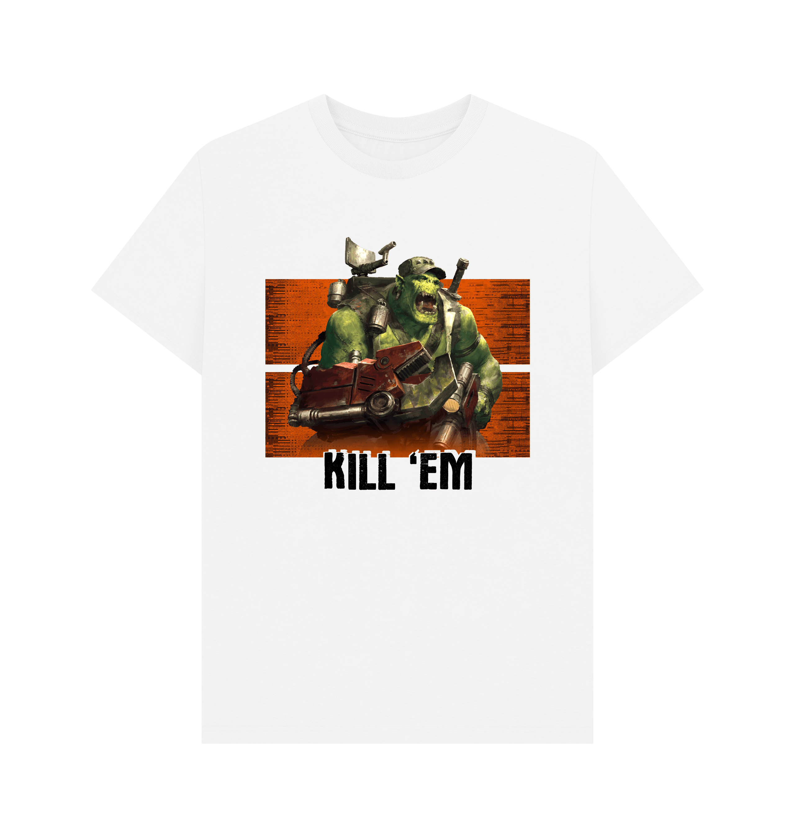 White Ork Kommando T Shirt
