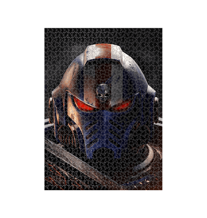 White Warhammer 40,000: Space Marine 2 Titus' Helm 1000 Piece Jigsaw Puzzle