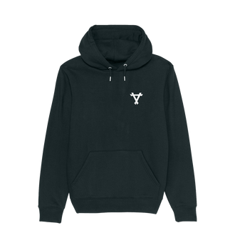 Black Premium Skaven Double Print Hoodie