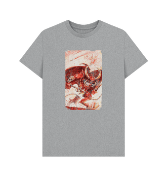 Athletic Grey GRIMDARK - Bloodthirster T Shirt