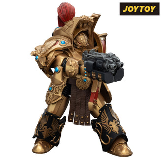 JoyToy Warhammer The Horus Heresy Action Figure - Legio Custodes, Aquilon Terminator Squad, Aquilon Terminator with Lastrum Storm Bolter (1/18 Scale) Preorder