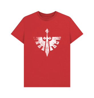 Red Dark Angels Battleworn Insignia T Shirt