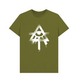 Moss Green Craftworlds Graffiti Insignia T Shirt