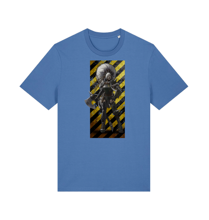 Bright Blue Printed T-shirt