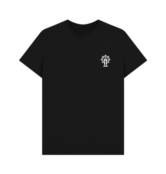 Black Warhammer 40,000: Darktide - Zealot Pocket Print T Shirt