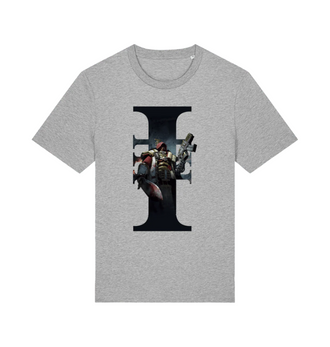 Heather Grey Printed T-shirt