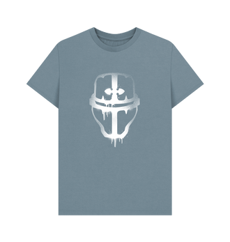 Stone Blue Imperial Knights Graffiti Insignia T Shirt