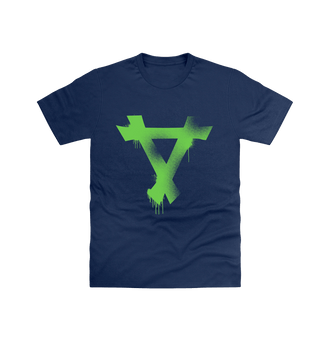 Navy Skaven Graffiti Insignia T Shirt